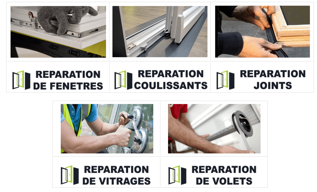 remplacement de roulettes coulissants